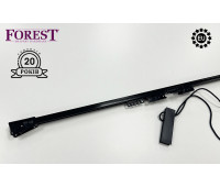 Карниз алюмінієвий з кордовим керуванням СKS Forest Чорний