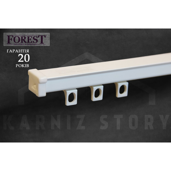 Карниз алюмінієвий однорядний KS Forest 230 см 