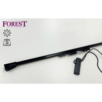 Карниз з кордовим керуванням однорядний СKS Forest Чорний 200 см