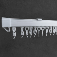 Карниз пластиковий однорядний LUX 1 Karniz-flex 190 см