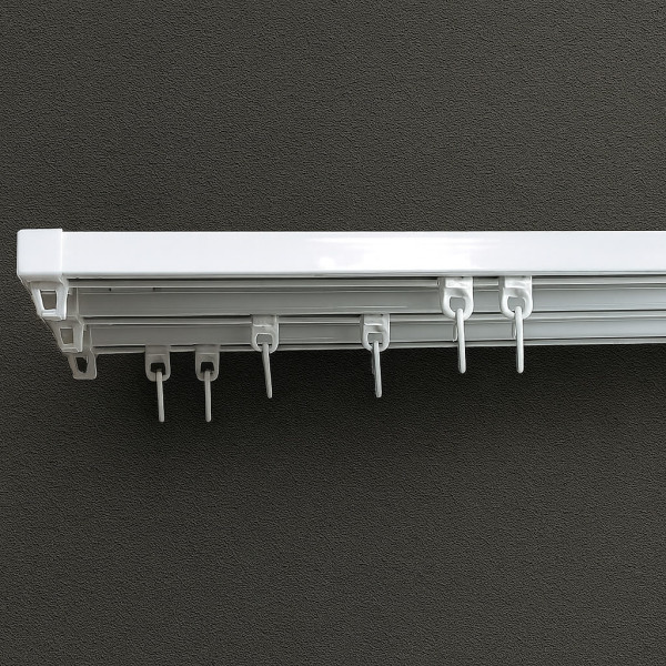 Карниз пластиковий трьохрядний LUX 3 Karniz-flex 110 см