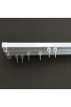 Карниз пластиковий трьохрядний LUX 3 Karniz-flex 110 см