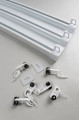 Карниз пластиковий трьохрядний LUX 3 Karniz-flex 110 см