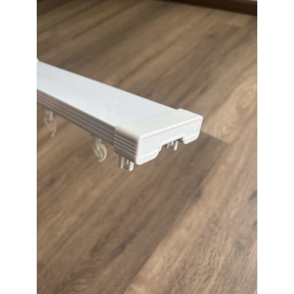 Карниз пластиковий дворядний LUX S Karniz-flex 100 см